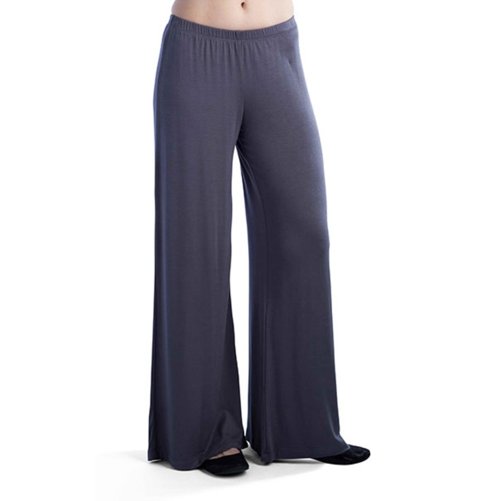 24/7 Comfort Apparel Women's Palazzo Wide-leg Pant